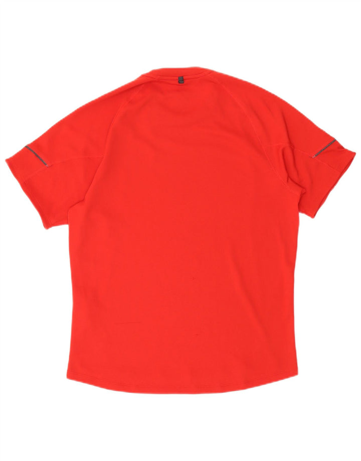 Nike Mens Dri Fit T-Shirt Top UK 34/36 Small Red Polyester