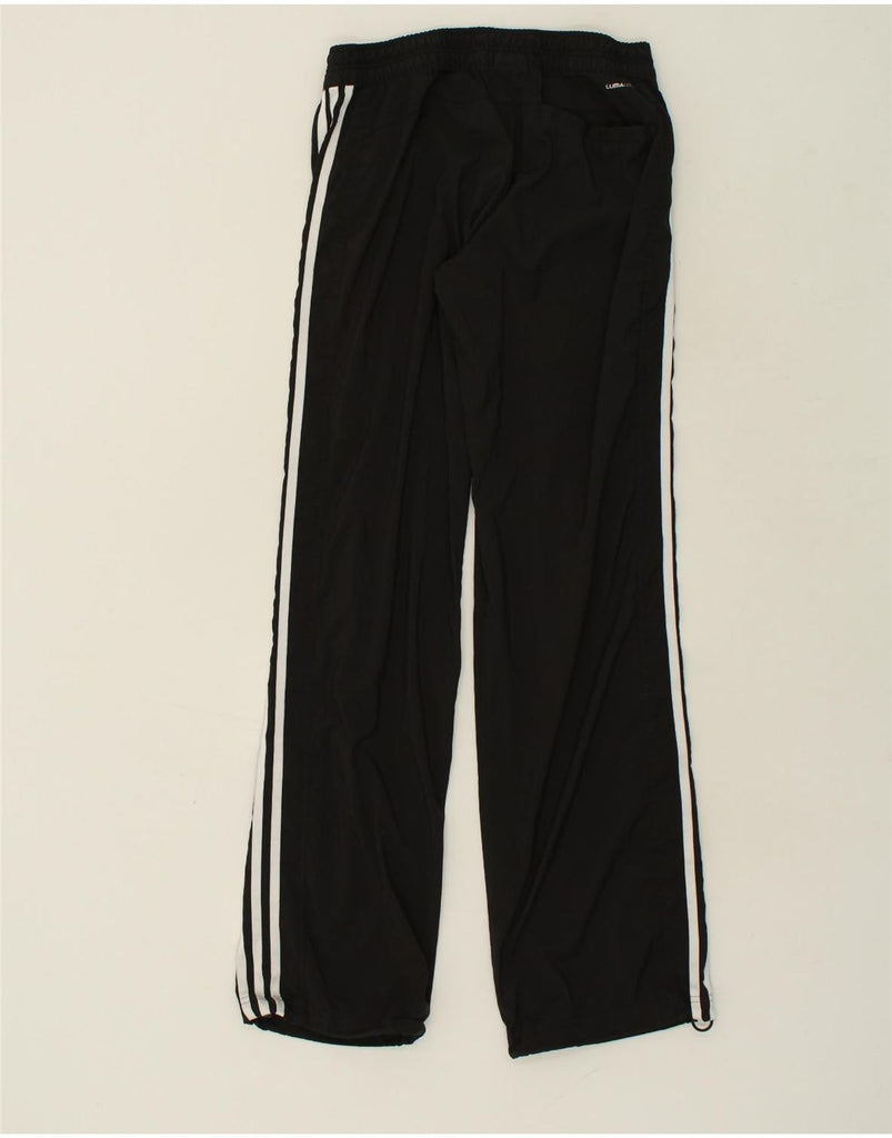 ADIDAS Womens Climalite Tracksuit Trousers UK 12 Medium  Black Polyester | Vintage Adidas | Thrift | Second-Hand Adidas | Used Clothing | Messina Hembry 