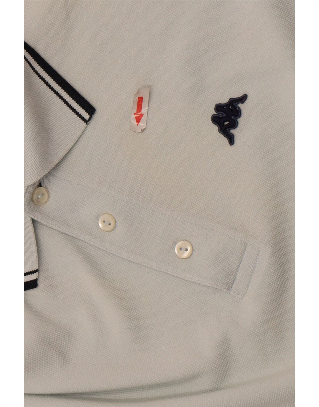 Kappa Mens Polo Shirt Medium Blue Cotton
