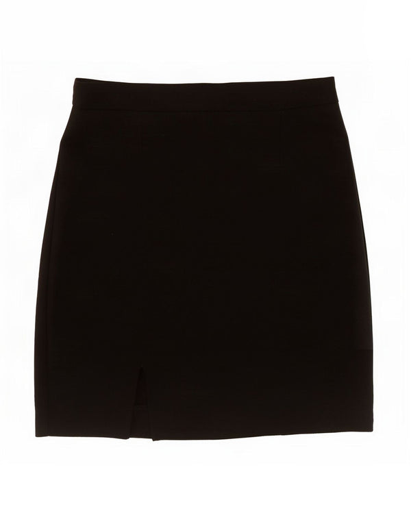 Zara Womens Mini Skirt Small W26 Black Cotton