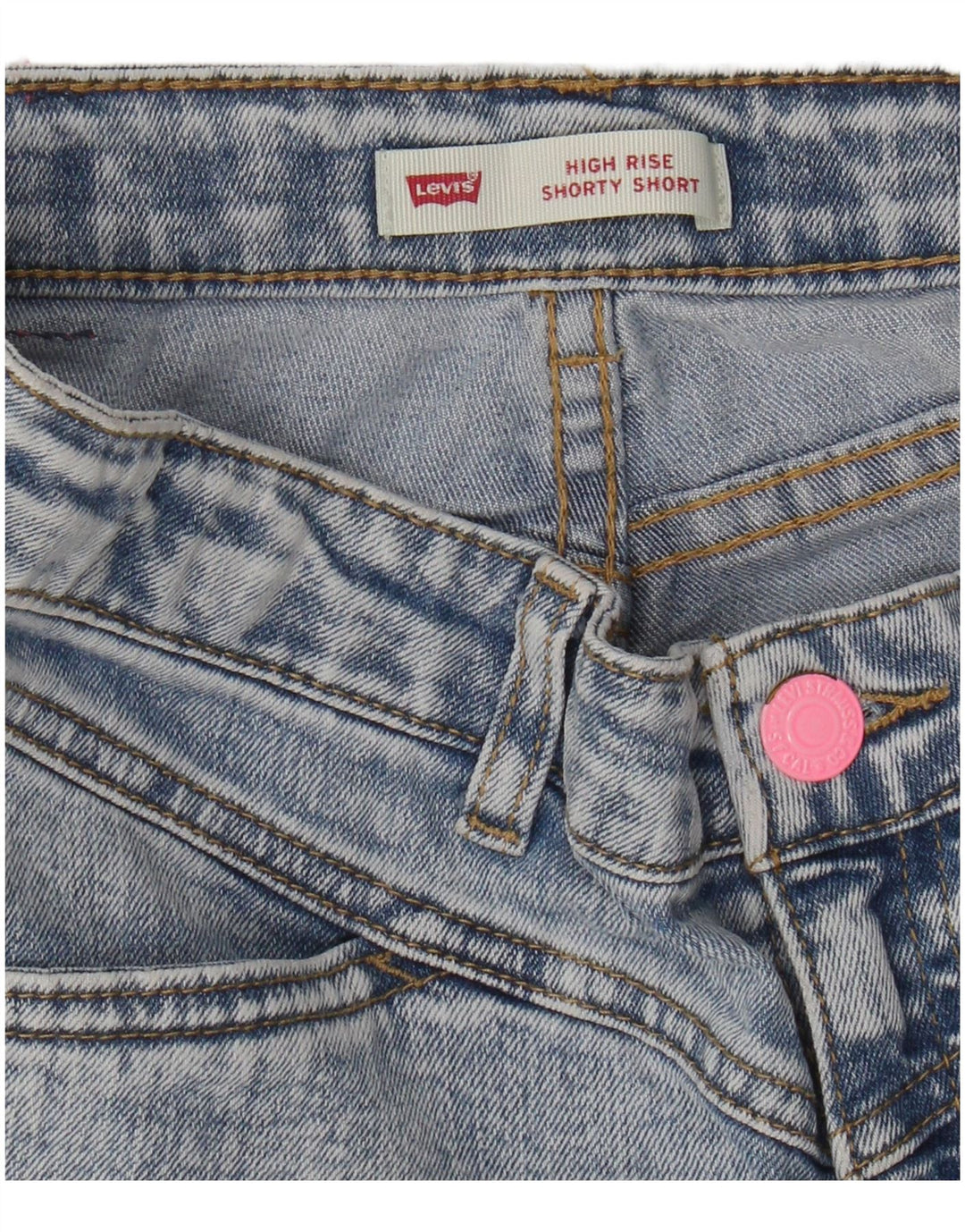 Levi's Girls Denim Shorts 11-12 Years W26 Blue
