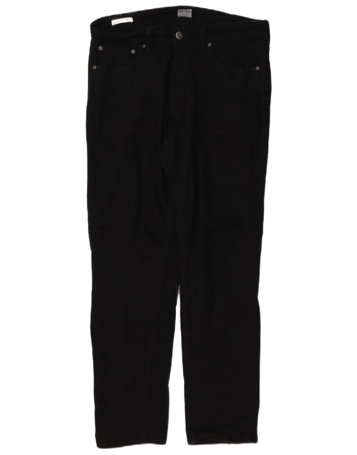 Jack & Jones Mens Tim Slim Jeans W32 L32 Black Cotton