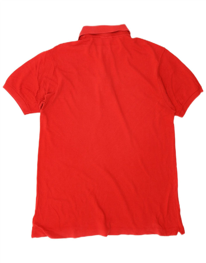 Lacoste Mens Polo Shirt Size 5 Large Red Cotton