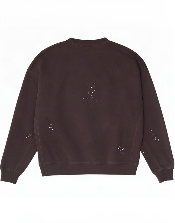 Abercrombie & Fitch Womens Sweatshirt Jumper UK 14 Large Grey Spotted