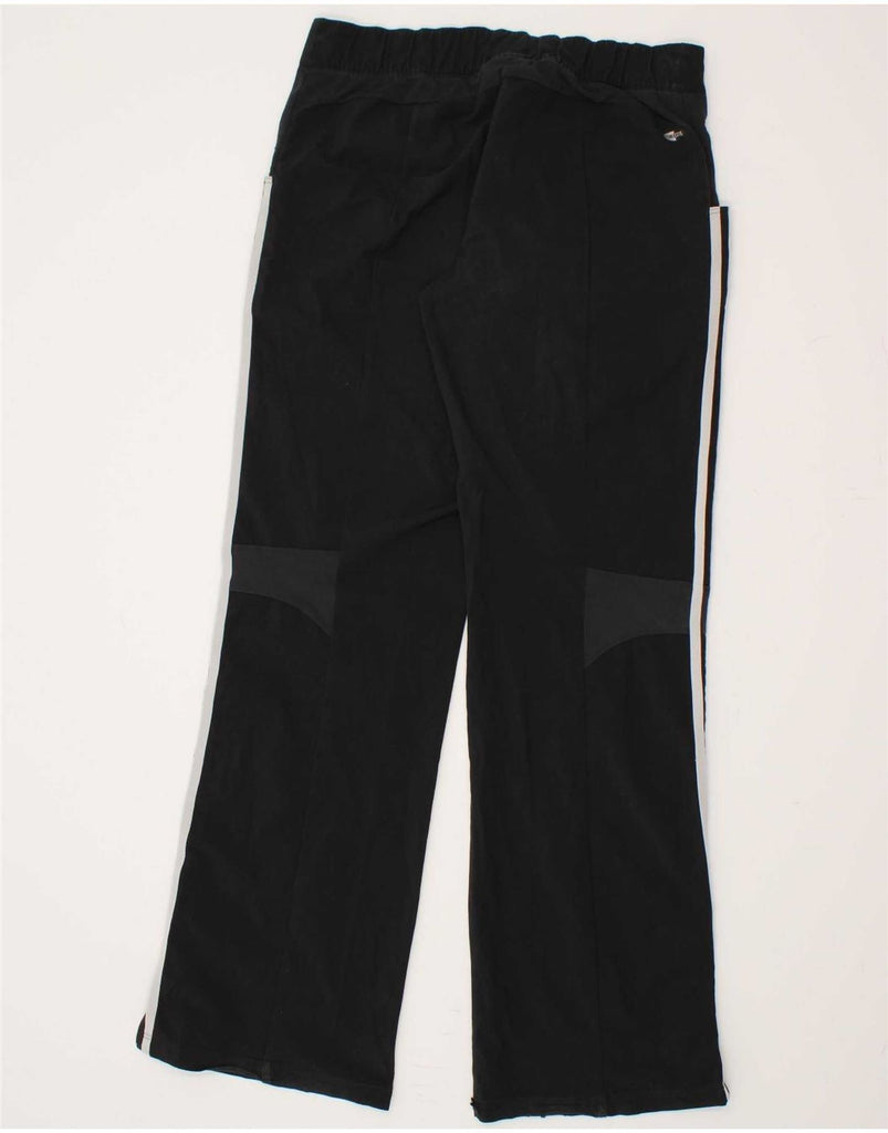 ADIDAS Womens Tracksuit Trousers UK 14 Medium Black Polyester Vintage Adidas and Second-Hand Adidas from Messina Hembry 