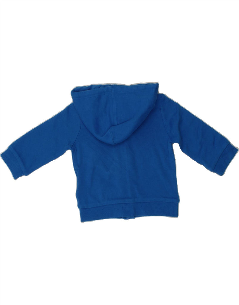 GUESS Baby Boys Graphic Zip Hoodie Sweater 3-6 Months Blue Cotton Vintage Guess and Second-Hand Guess from Messina Hembry 