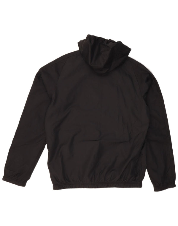 ADIDAS Mens Graphic Reversible Jacket UK 38 Medium Black Colourblock