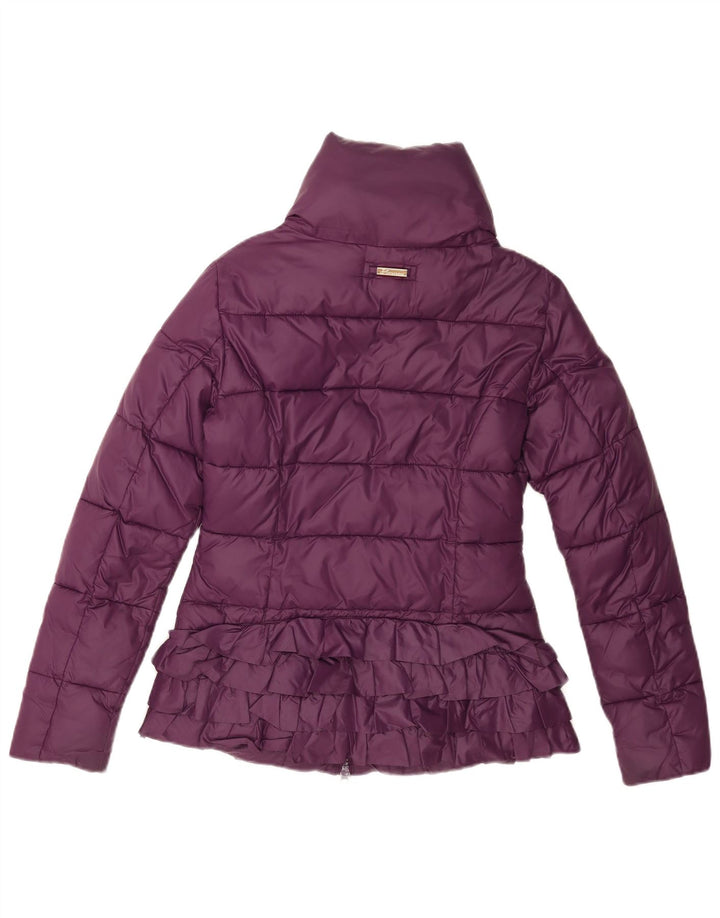 Fornarina Womens Padded Jacket UK 12 Medium Purple