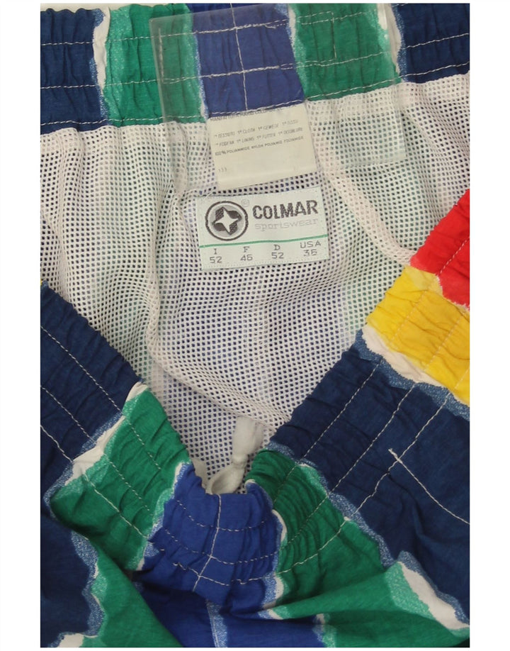 Colmar Mens Swimming Shorts IT 52 Large  Multicoloured Striped Polyamide