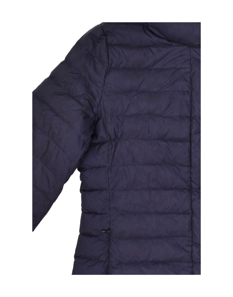 TOMMY HILFIGER Womens Padded Jacket UK 12 Medium Navy Blue Nylon | Vintage Tommy Hilfiger | Thrift | Second-Hand Tommy Hilfiger | Used Clothing | Messina Hembry 