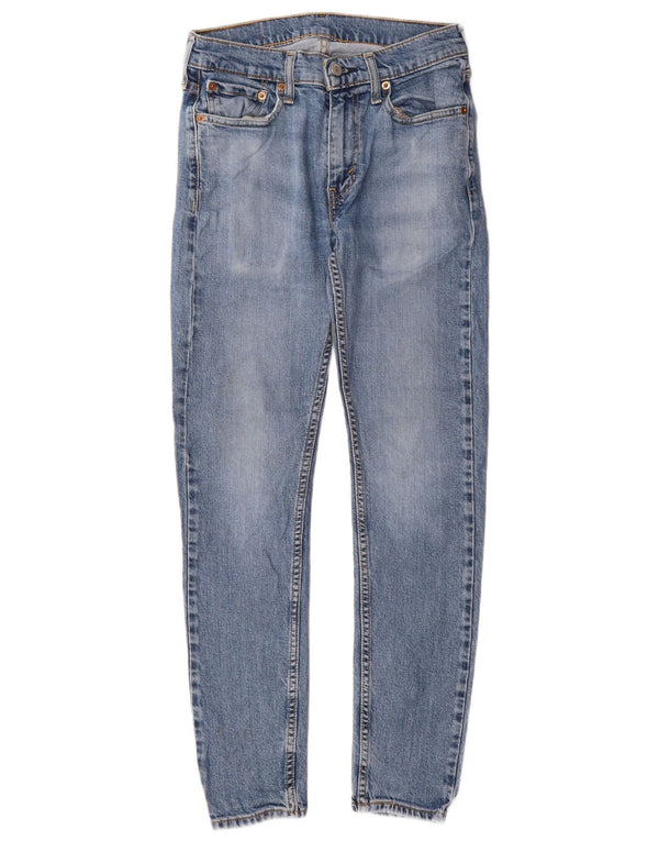 Levi's Womens 519 Hi-ball Skinny Jeans W30 L29 Blue Cotton