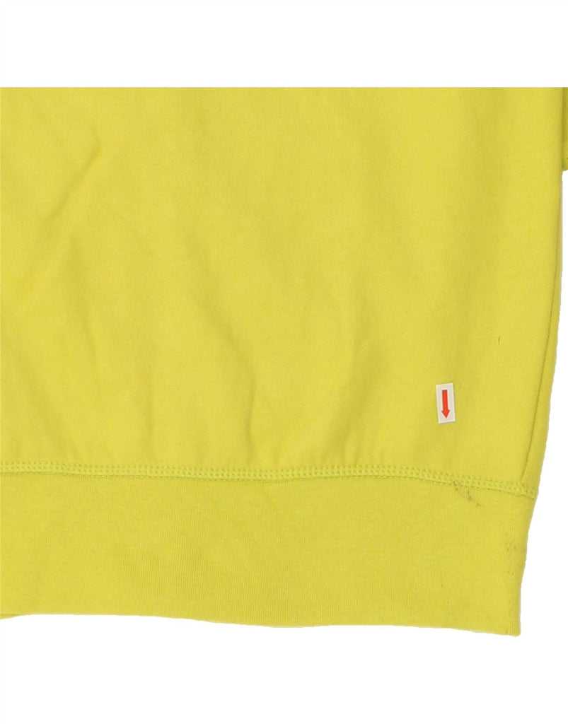 GAP Boys Graphic Zip Hoodie Sweater 11-12 Years Yellow Cotton | Vintage Gap | Thrift | Second-Hand Gap | Used Clothing | Messina Hembry 