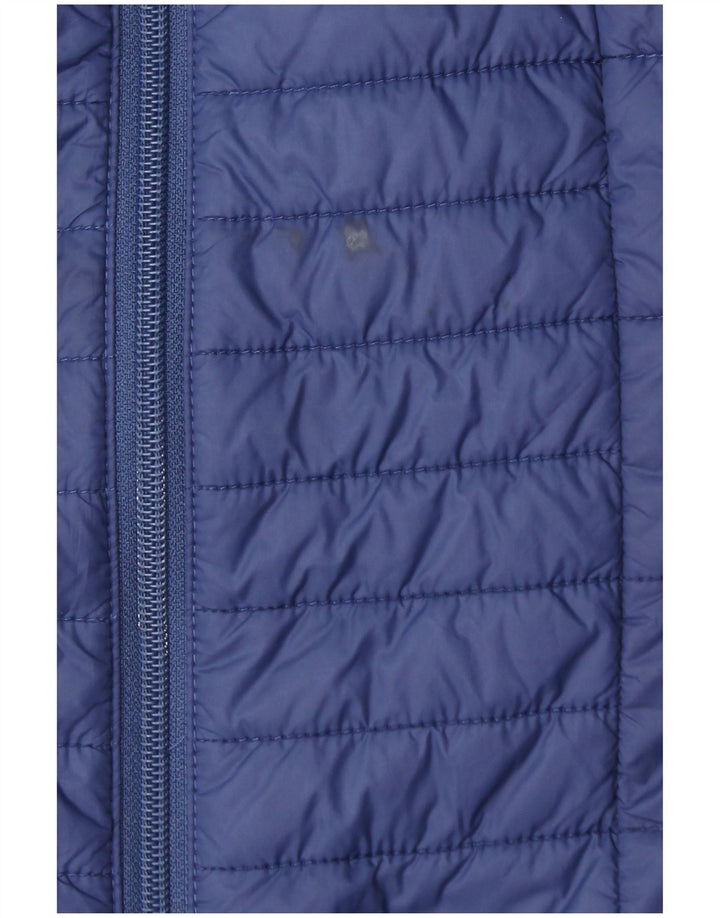 GUESS Womens Padded Jacket UK 12 Medium Blue Floral