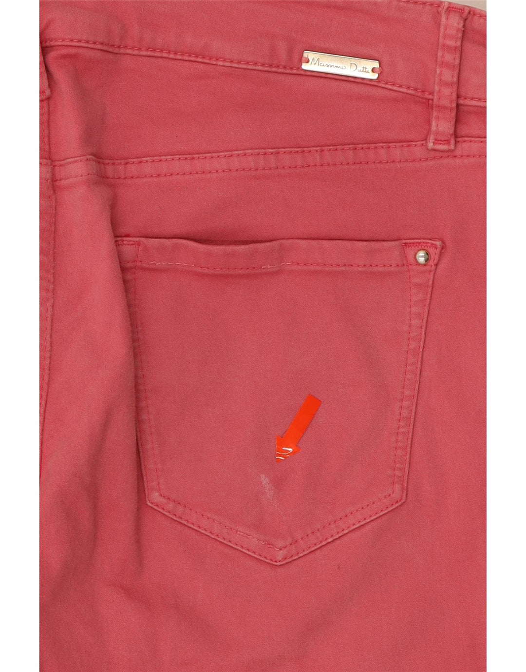 MASSIMO DUTTI Womens Skinny Jeans W28 L29 Pink Vintage Massimo Dutti and Second-Hand Massimo Dutti from Messina Hembry 