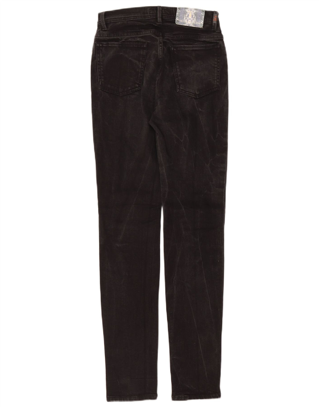 Trussardi Womens Straight Jeans W26 L31 Black Cotton