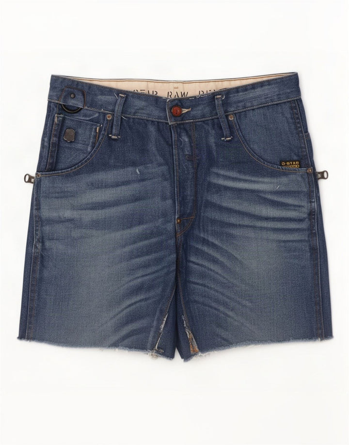 G-Star Mens Denim Shorts W31 Medium Blue Cotton
