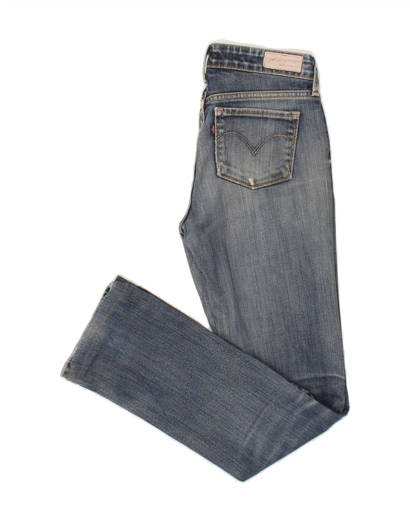 LEVI'S Womens Straight Jeans W26 L30 Blue | Vintage Levi's | Thrift | Second-Hand Levi's | Used Clothing | Messina Hembry 