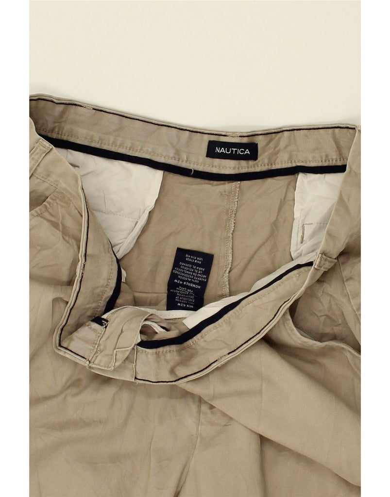 NAUTICA Mens Chino Shorts 2XL W42  Beige Cotton | Vintage Nautica | Thrift | Second-Hand Nautica | Used Clothing | Messina Hembry 