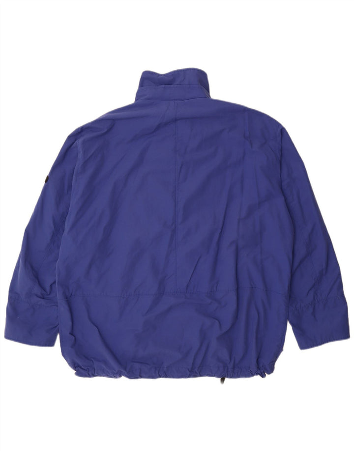 Hugo Boss Mens Rain Jacket EU 48 Medium Blue Polyamide Sports