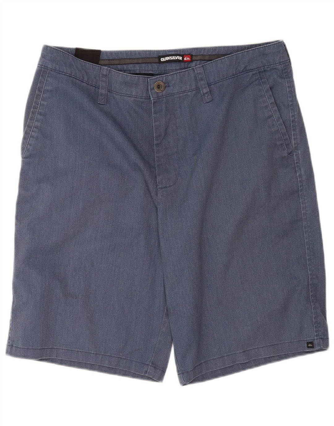 Quiksilver Mens Chino Shorts W33 Medium Blue Cotton