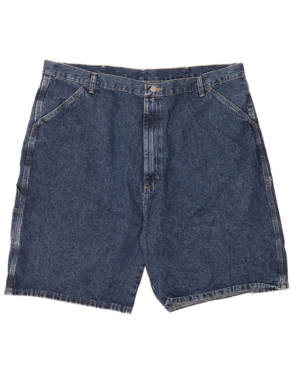 Wrangler Mens Denim Cargo Shorts W42 2XL Blue