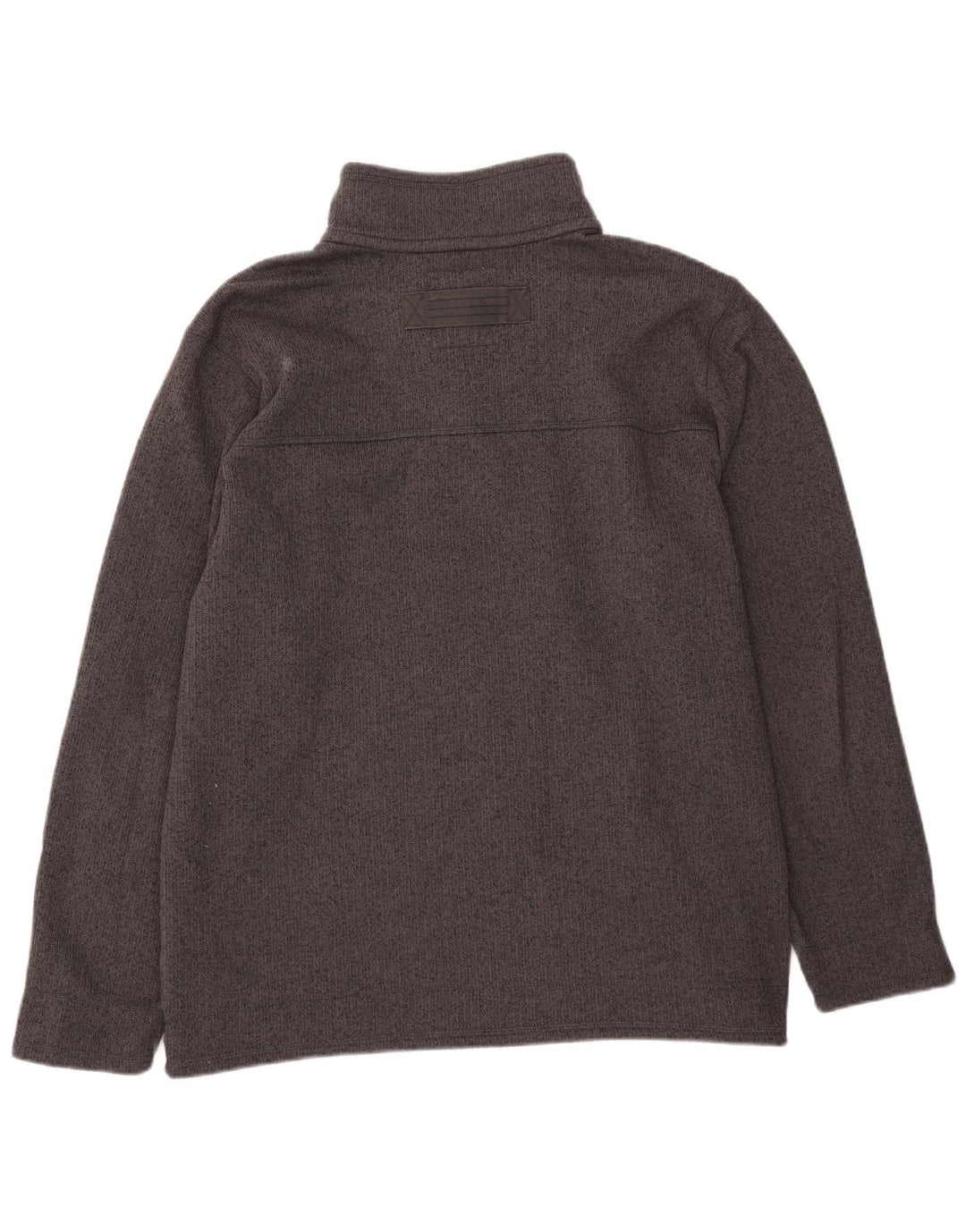 Marks & Spencer Mens Button Neck Sweatshirt Jumper 2XL Grey Polyester
