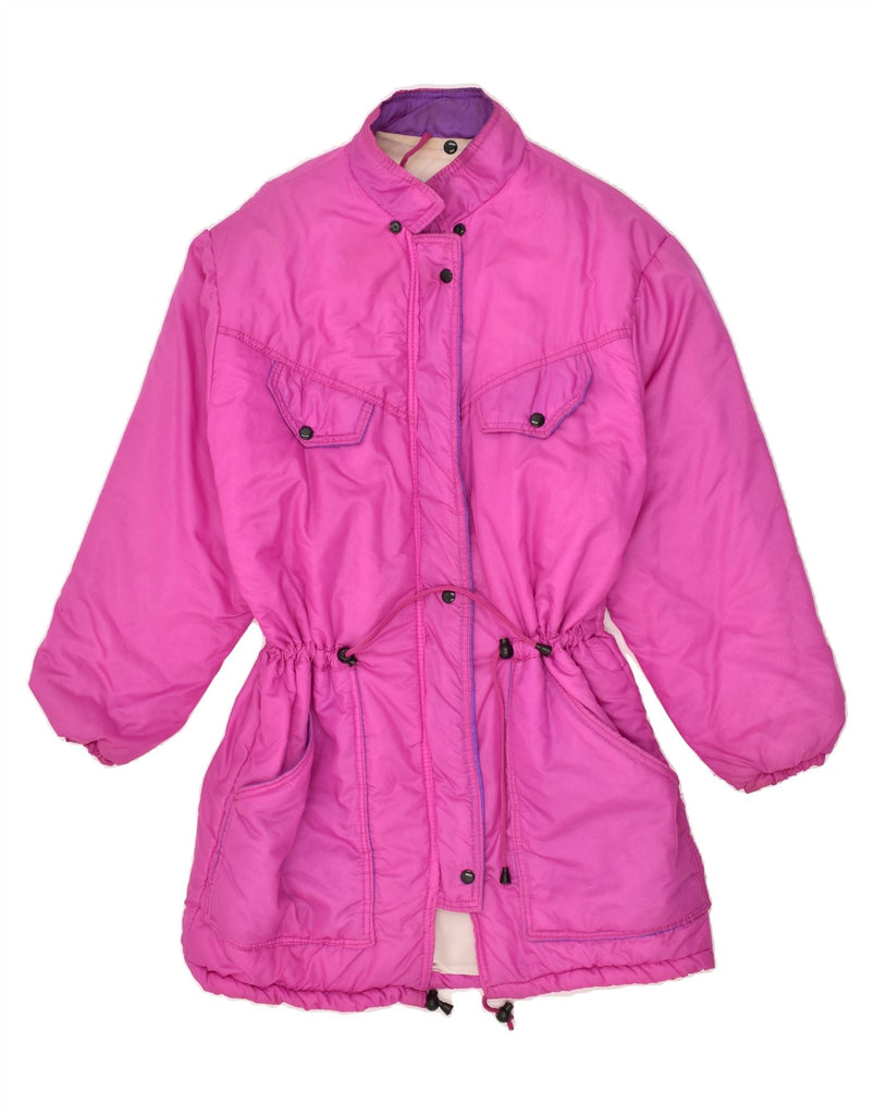 VINTAGE Womens Ski Jacket UK 16 Large Pink Vintage Vintage and Second-Hand Vintage from Messina Hembry 