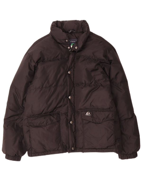 Cinelli Mens Padded Jacket UK 38 Medium Black Nylon