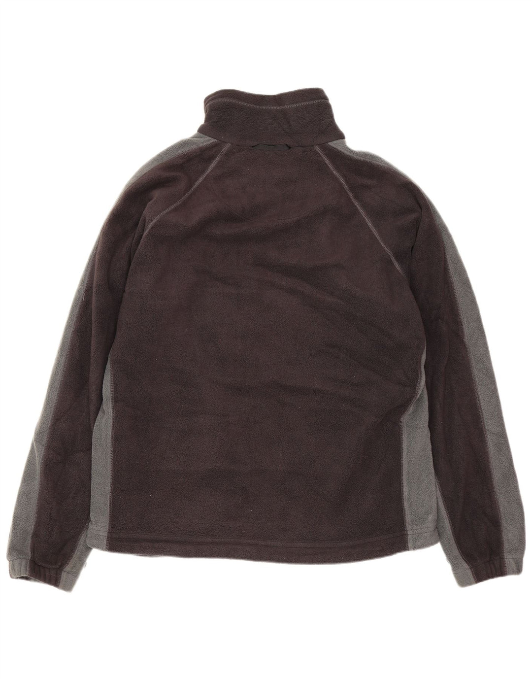 COLUMBIA Mens Interchange Fleece Jacket UK 38 Medium Black Colourblock