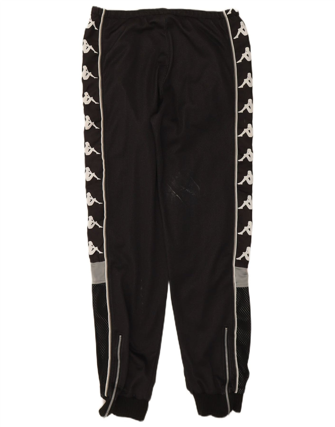 KAPPA Mens Gara Graphic Tracksuit Trousers Joggers Medium  Black Polyamide