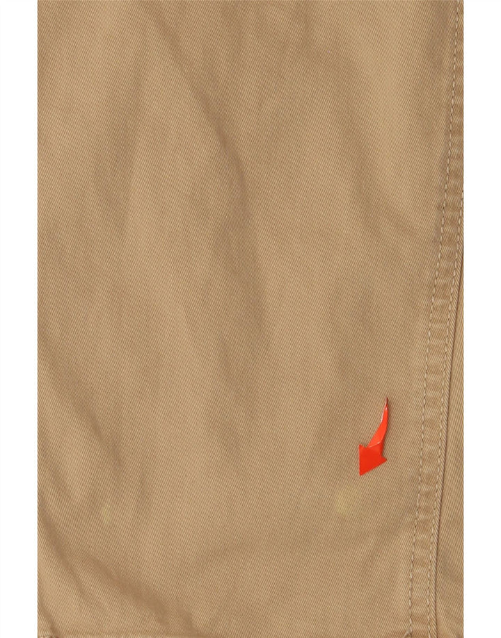 SUPERDRY Mens Straight Cargo Trousers W32 L29  Beige Cotton