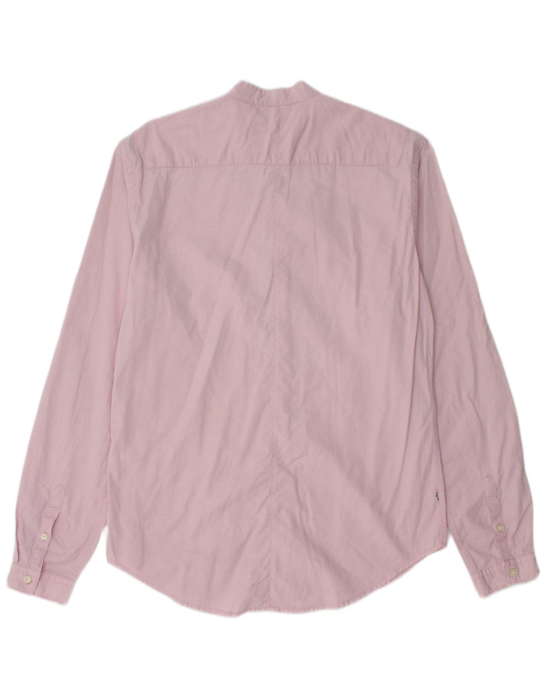 Levi's Mens Slim Fit Shirt Medium Pink Spotted Cotton