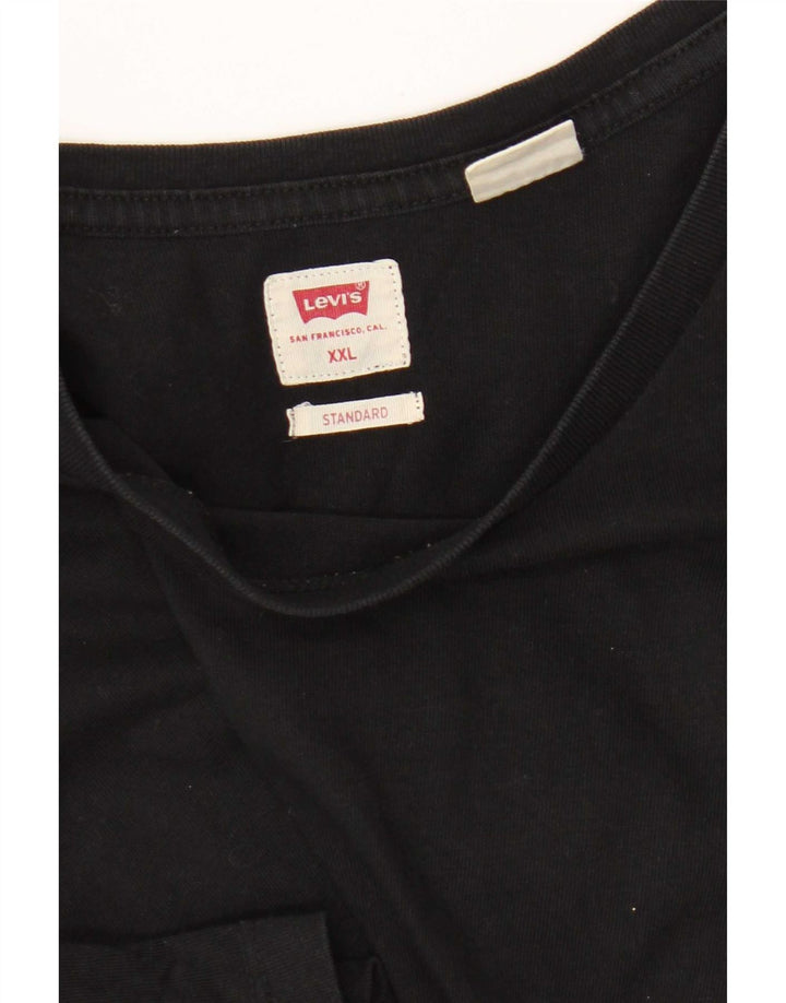 Levi's Womens Regular Fit T-Shirt Top 2XL Black