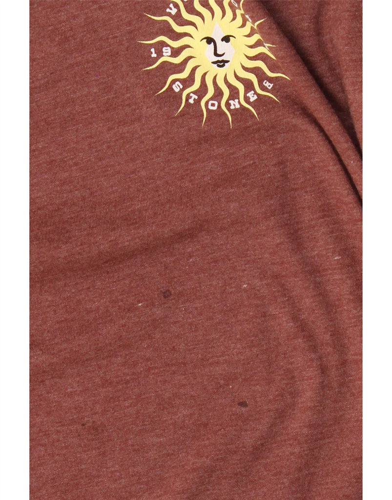 VOLCOM Mens Graphic T-Shirt Top XL Maroon Cotton Vintage Volcom and Second-Hand Volcom from Messina Hembry 