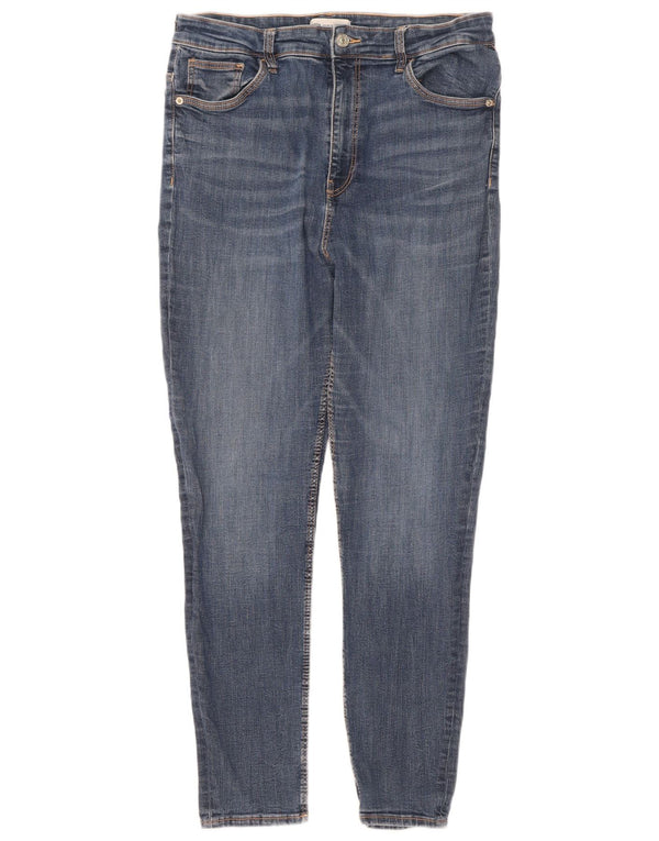 Zara Womens Skinny Jeans EU 46 2XL W36 L28 Blue