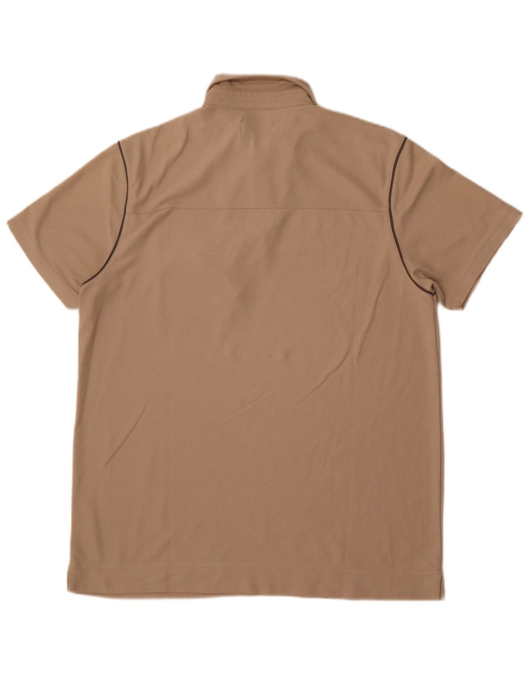Lee Mens Polo Shirt XL Beige Polyester