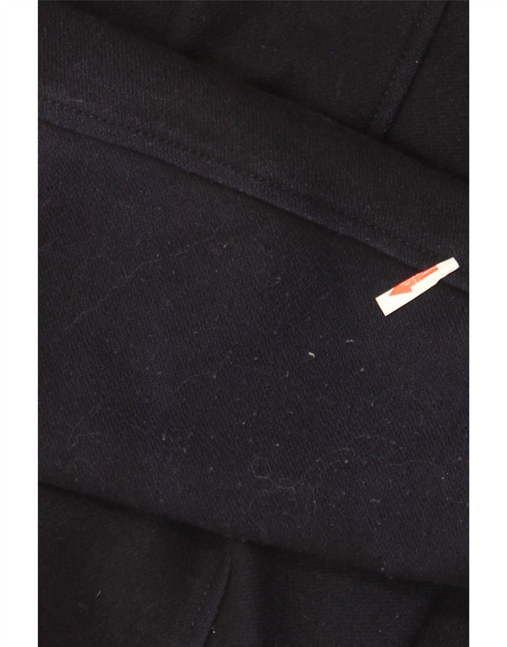 Vintage Womens Bomber Jacket UK 14 Medium Navy Blue