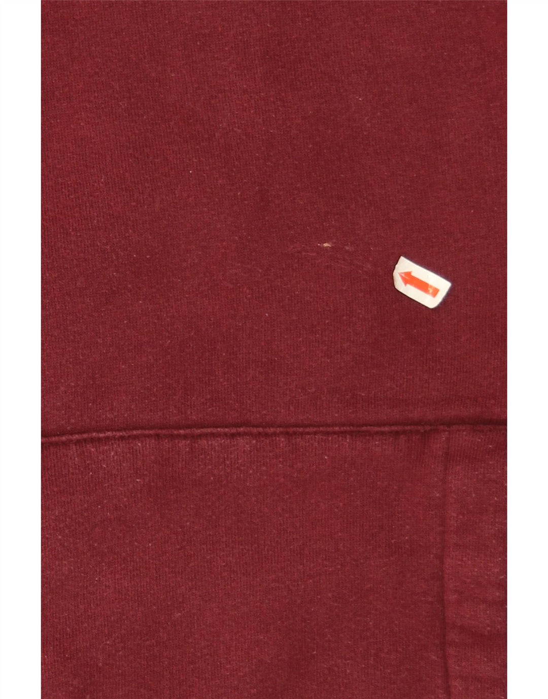Jack Wills Mens Graphic Hoodie Jumper Large Maroon Cotton