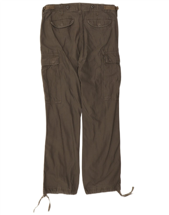 Brandit Womens Cargo Cargo Trousers W29 L29 Khaki Cotton