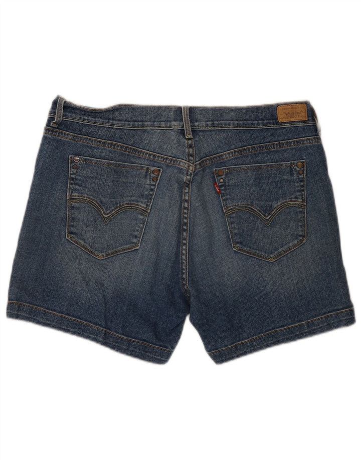 LEVI'S Womens Denim Shorts US 12 Large W34  Blue Cotton