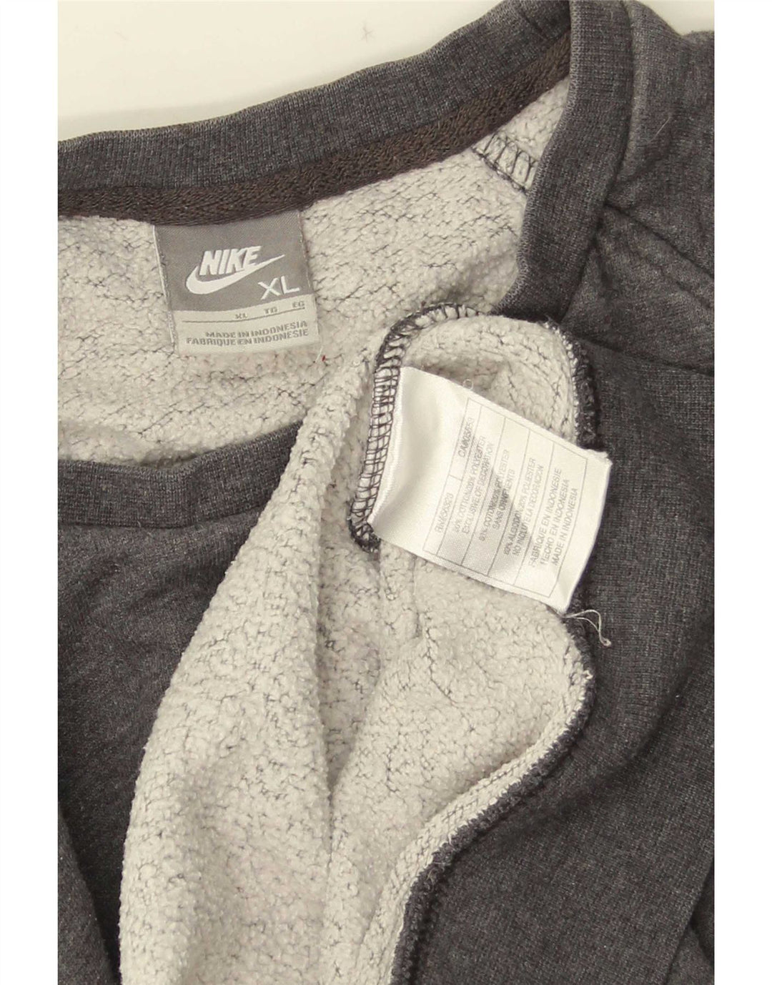 Nike Mens Sweatshirt Jumper XL Grey Cotton