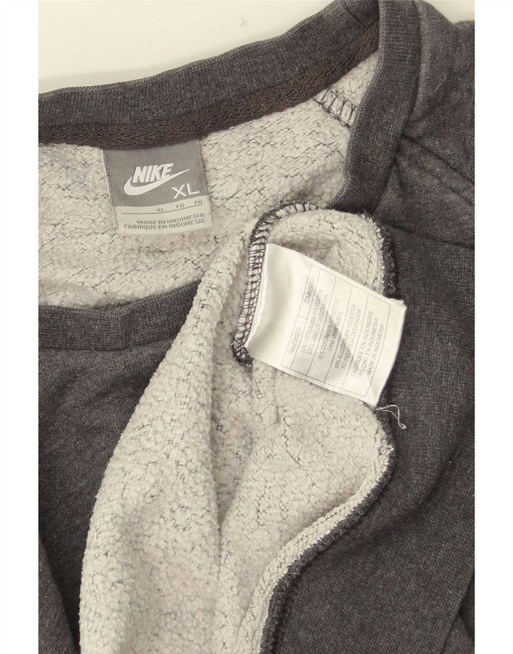 Nike Mens Sweatshirt Jumper XL Grey Cotton