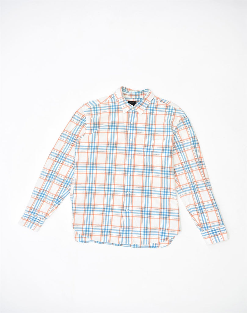 J. CREW Mens Shirt Small Multicoloured Check Cotton | Vintage | Thrift | Second-Hand | Used Clothing | Messina Hembry 