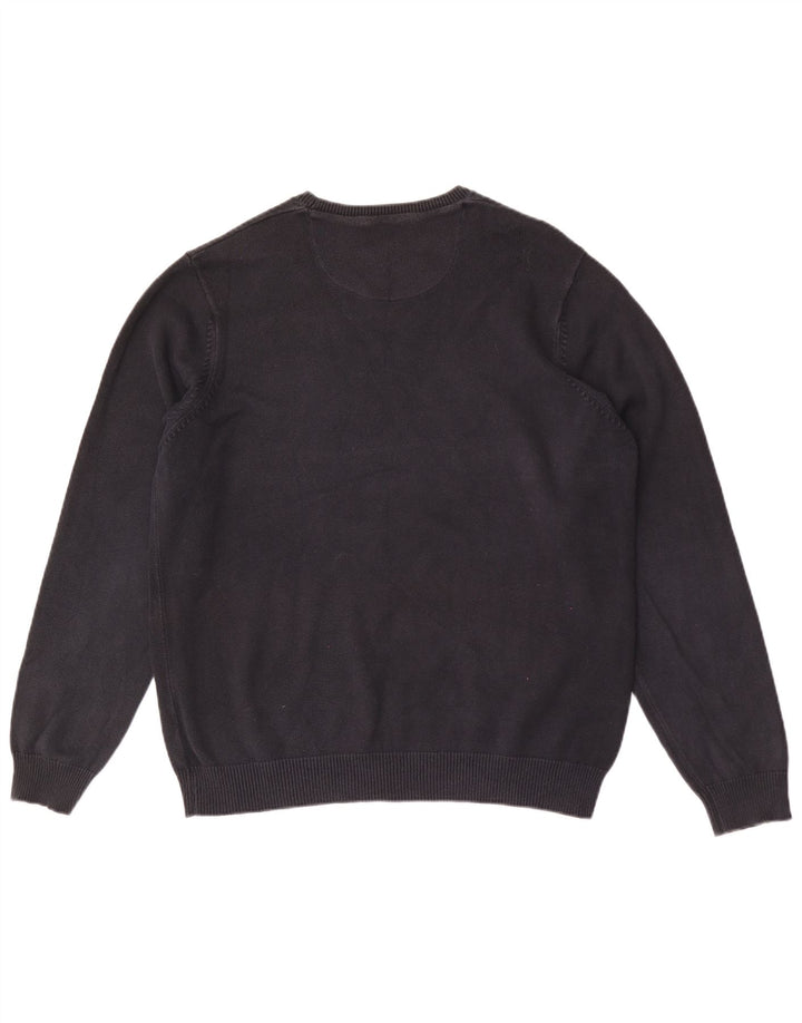 Marks & Spencer Mens Regular Fit Crew Neck Jumper Sweater Medium Black