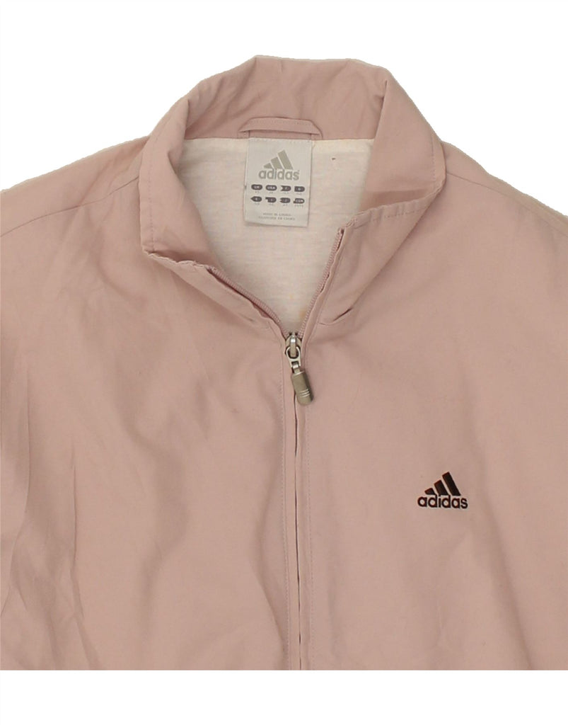 ADIDAS Womens Tracksuit Top Jacket UK 14 Large  Pink Polyester Vintage Adidas and Second-Hand Adidas from Messina Hembry 