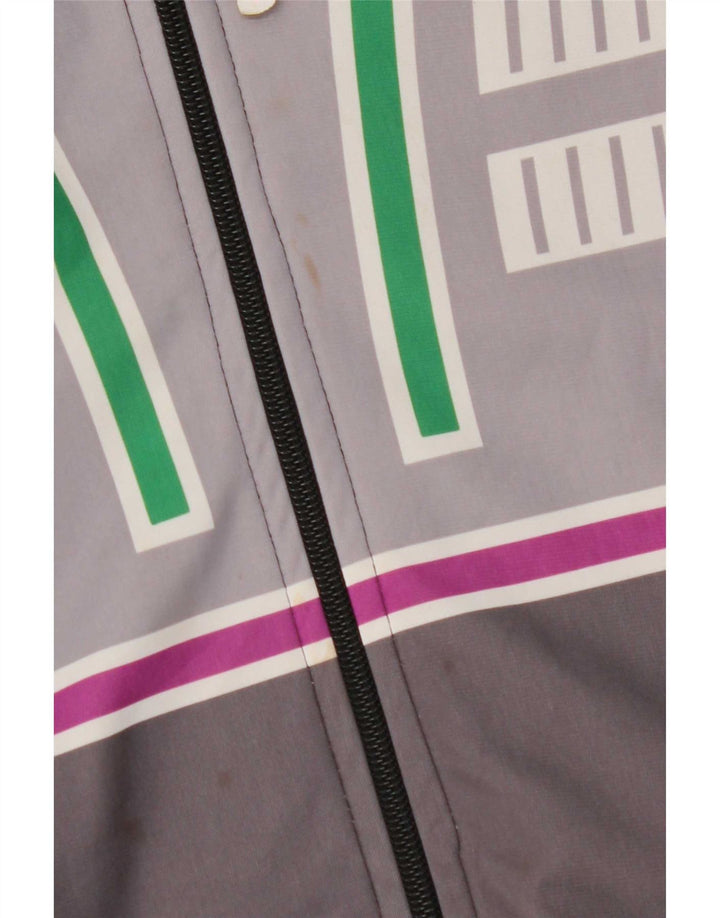 F.LLI Campagnolo Mens Tracksuit Top Jacket UK 36 Small Black Colourblock