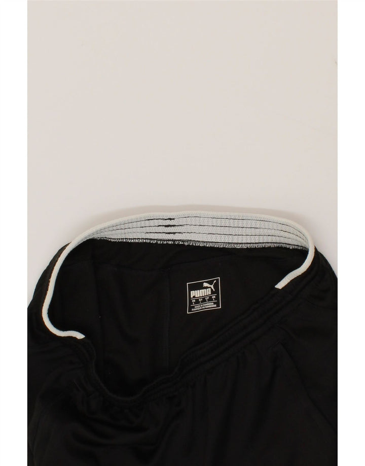 PUMA Mens Bermuda Sport Shorts Large Black Polyester Vintage Puma and Second-Hand Puma from Messina Hembry 