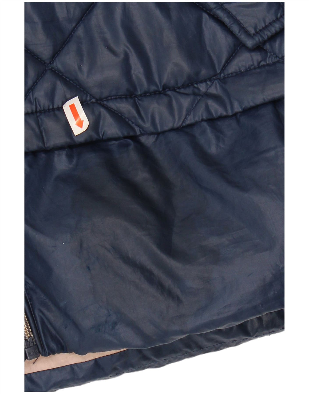 MICHAEL KORS Girls Hooded Padded Jacket 10-11 Years Navy Blue Polyester