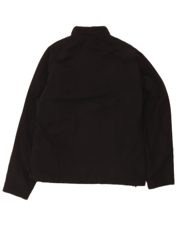 Fila Womens Windbreaker Jacket UK 14 Medium Black Polyester