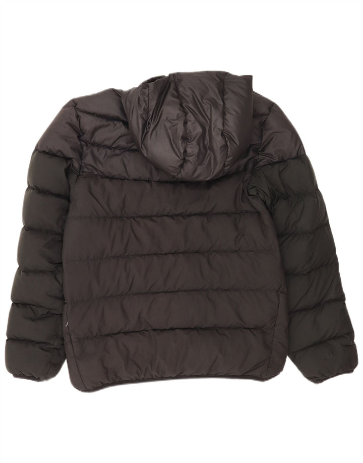 Nike Mens Hooded Padded Jacket UK 38 Medium Black Polyester
